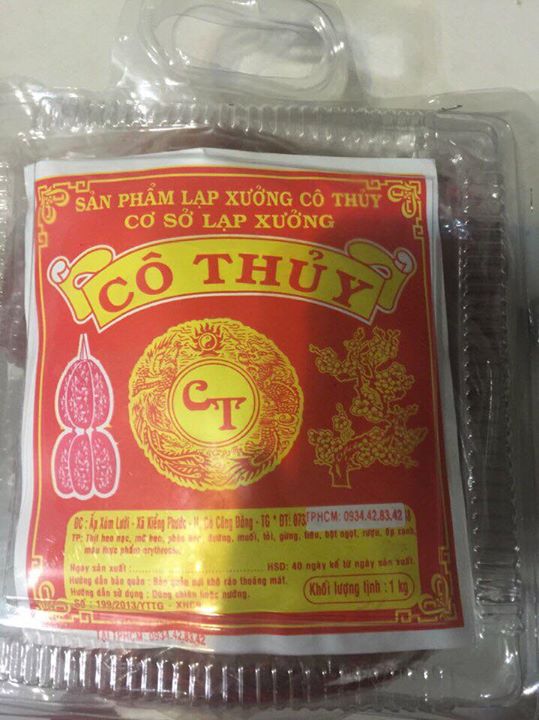 Lạp xưởng tươi CHUA gia truyền Cô Thủy Gò Công