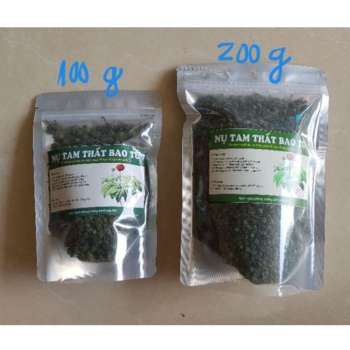 Nụ Tam Thất Bao Tử Nụ tam thất xanh đẹp 100g - thực phẩm khô, thảo mộc khô