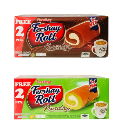 Bánh bông lan cuộn Fershay Roll Thái Lan