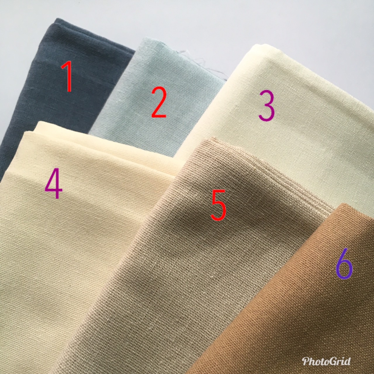 🌿🌿 Vải linen bột LOẠI TỐT - vải thêu tay truyền thống