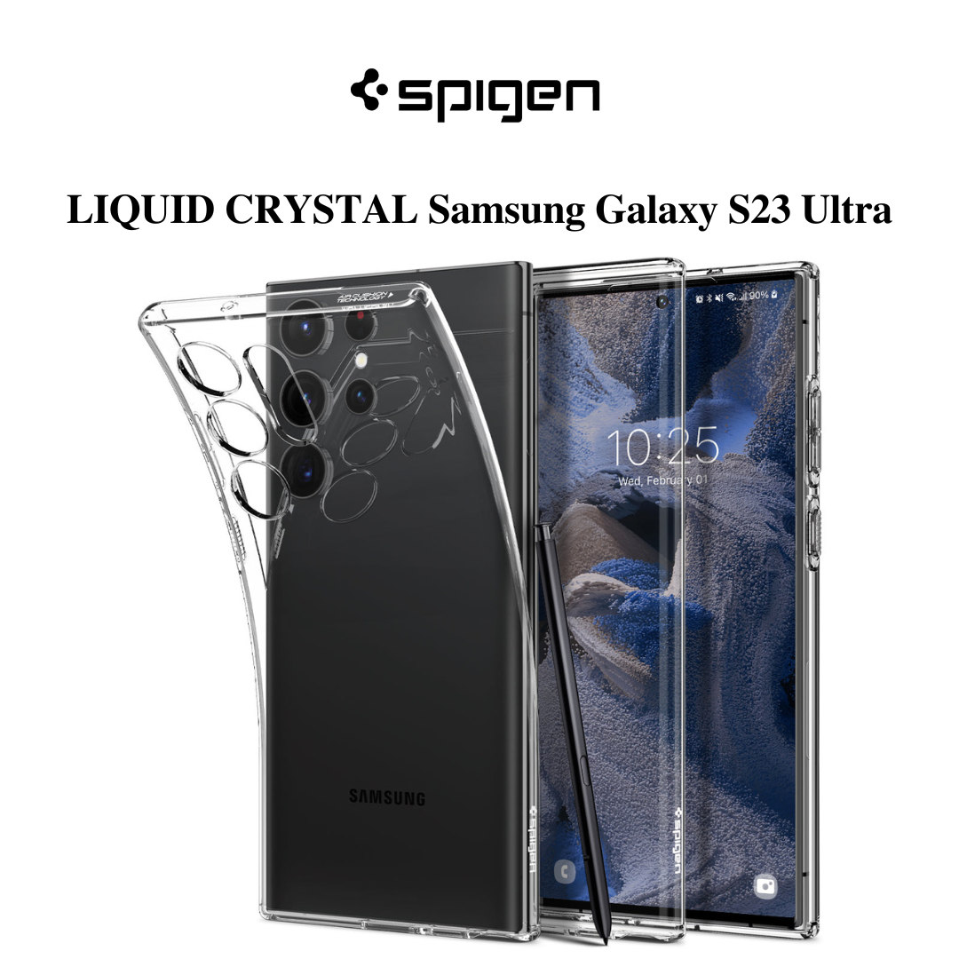Ốp Lưng Spigen Liquid Crystal Dành Cho Samsung Galaxy S23 Ultra