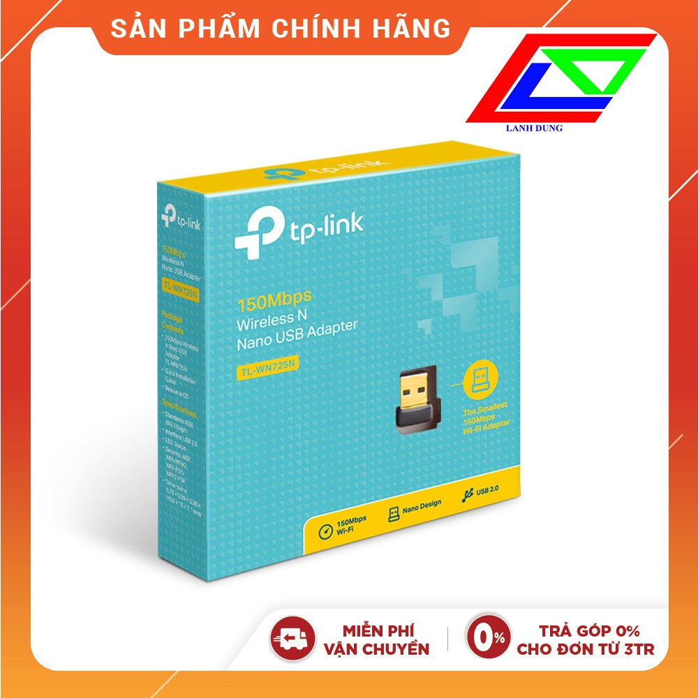 Usb thu wifi tplink tl-wn 725n