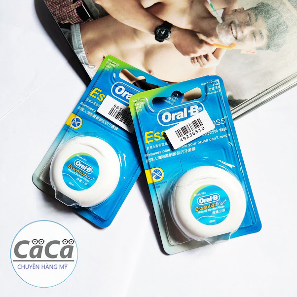 Combo 2 hộp chỉ nha khoa oral-b hộp 50 mét