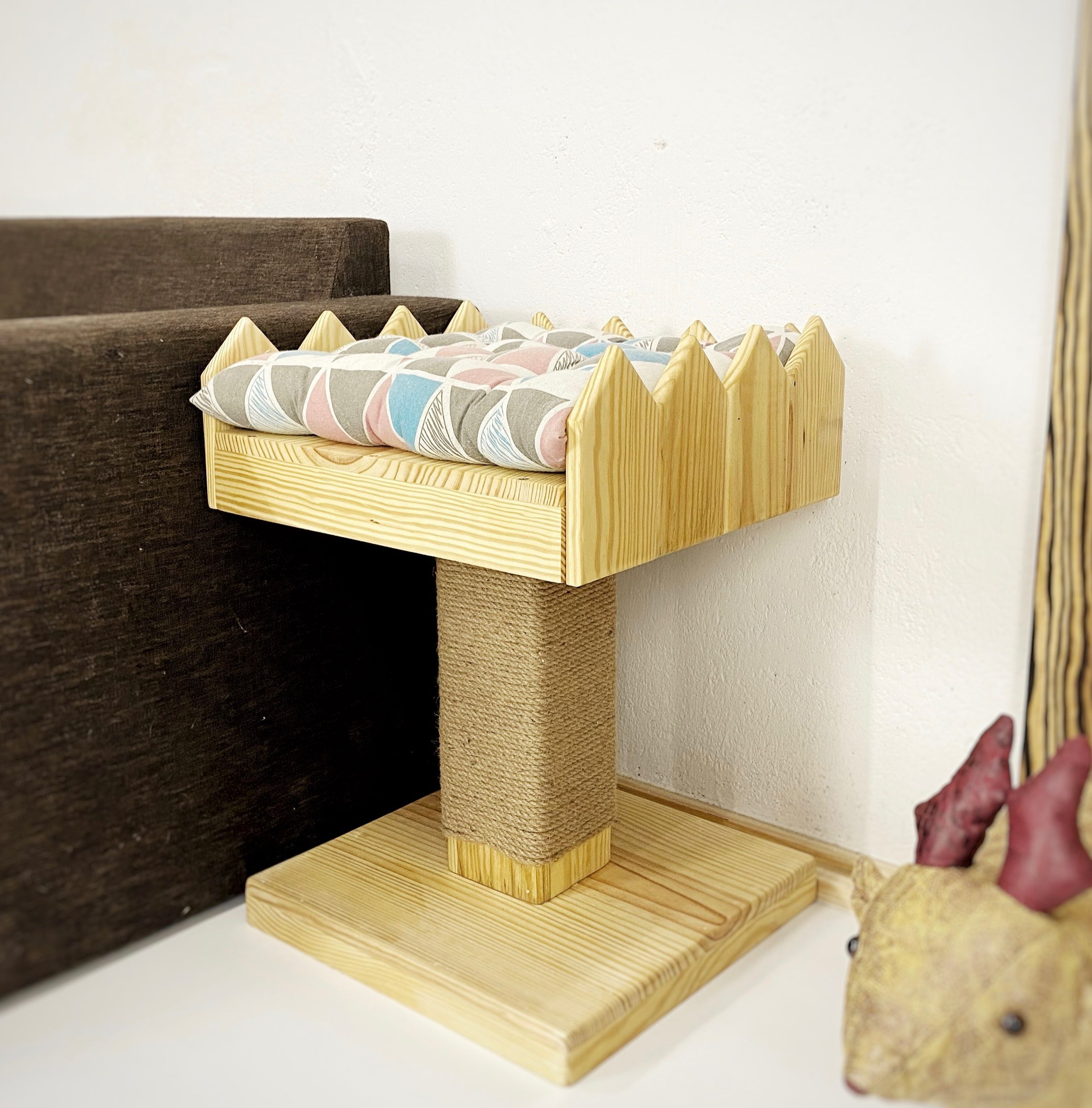 Nhà Cây Cho Mèo CT-11 - Cattree Cho Mèo - Mẫu Cattree Cho Mèo Bằng Gỗ Giá Rẻ Từ Xưởng - Petstuff