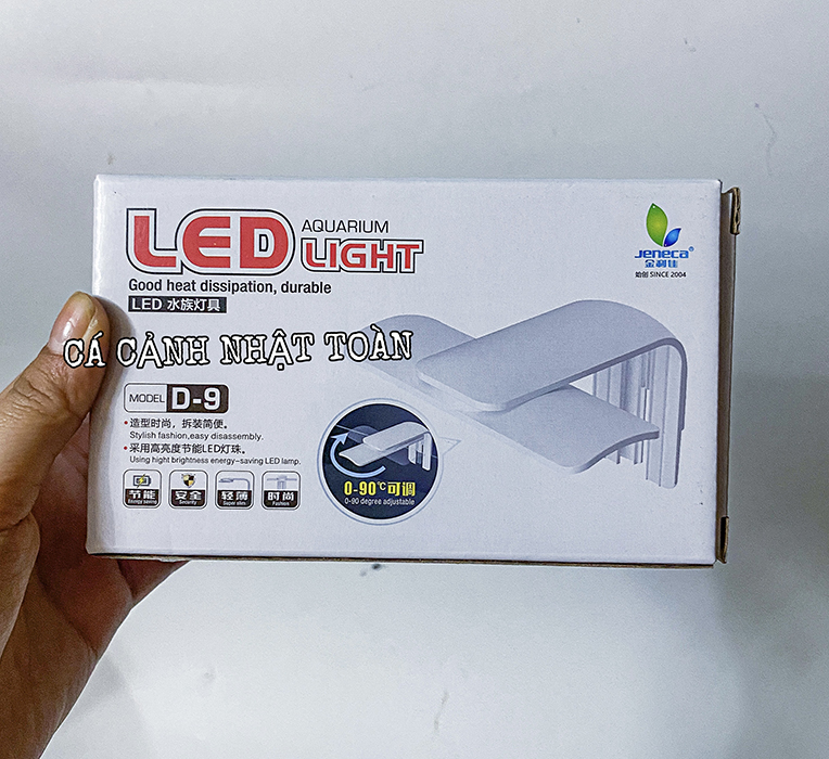 "Hoàn tiền đến 10%" ĐÈN LED KẸP CHO BỂ CÁ CẢNH JENECA D9 MÀU TRẮNG