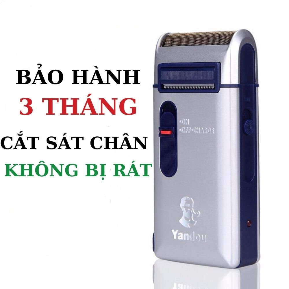 Máy cạo râu yandou chính hãng sc-w301u nhỏ gọn thuận tiện, máy cạo râu đa năng nam yandou sc-w301u nhỏ gọn cắt siêu sắc siêu bền pin cực trâu có thể thay lưỡi tặng kèm bao da