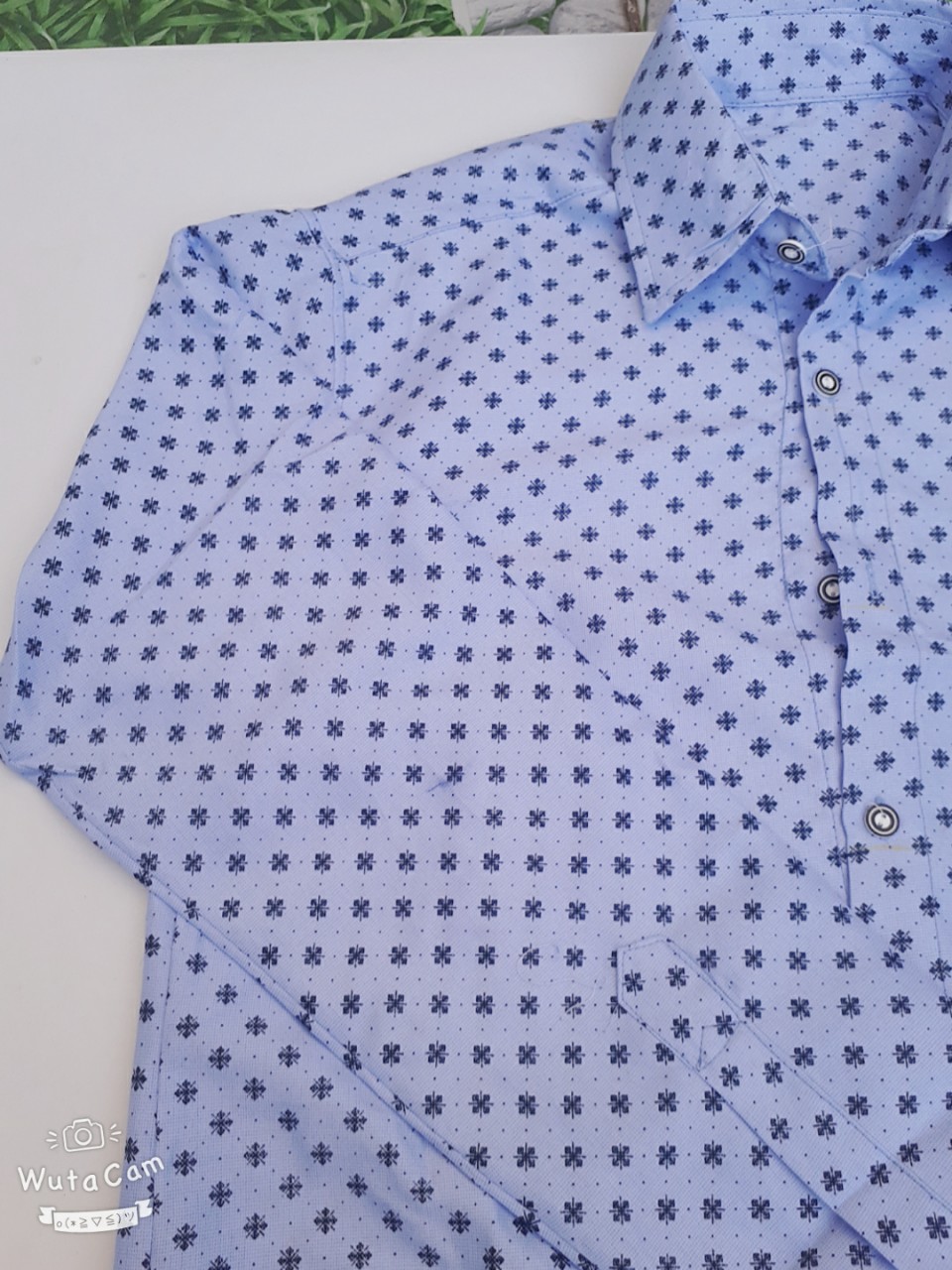 [HCM](ảnh thật tự chụp) Áo Sơ Mi Nam Trung Niên Vải Kate Mềm Mát size 55 -78kg .hàng chuẩn đẹp