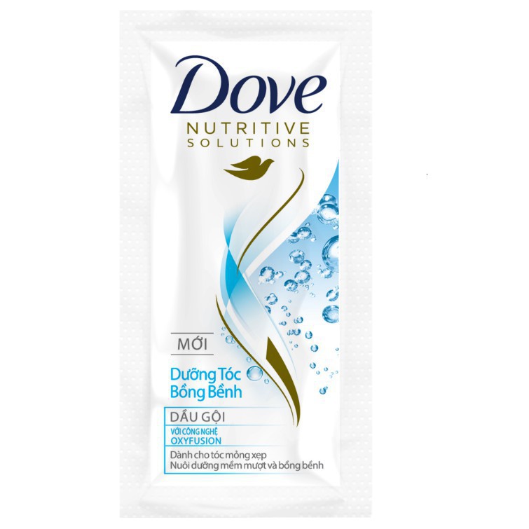 Dây 10 gói dầu gội/xả Dove 6g