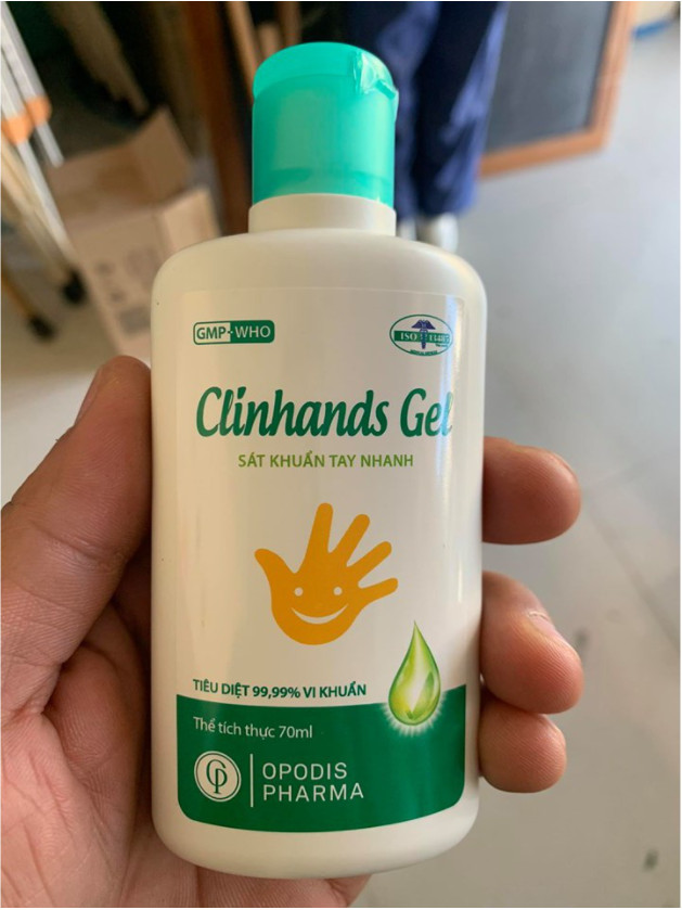 Nước rửa tay khô dạng Gel Clinhands 70ml