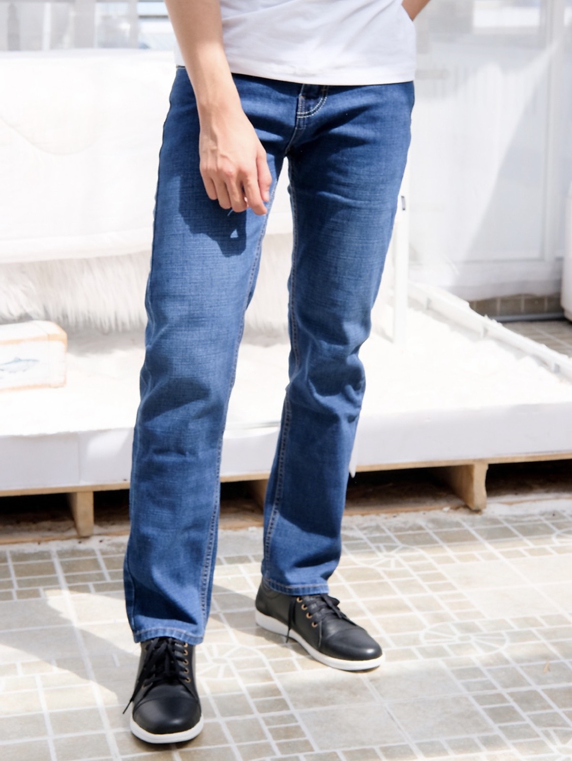 [HCM]Quần dài jean nam ống suông 10