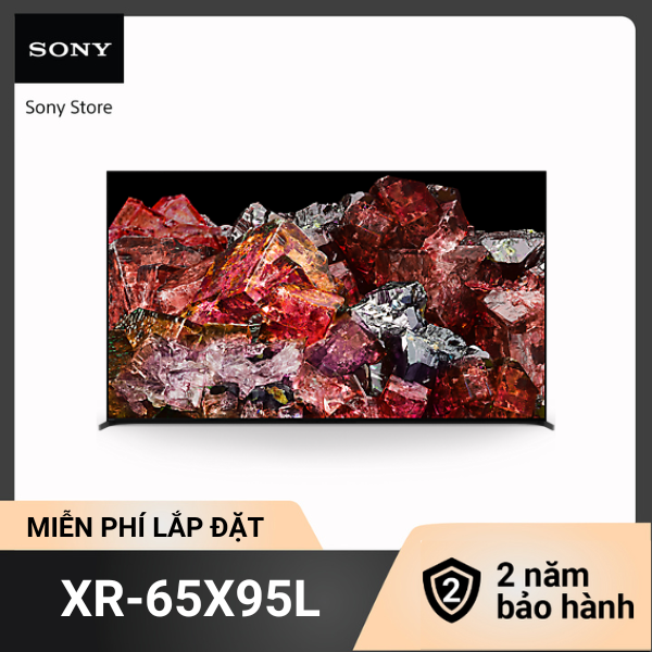 Tivi Sony 65 Inch Dòng X95L | BRAVIA XR | Mini LED | 4K Ultra HD | Dải tần nhạy sáng cao (HDR) | TV thông minh (Google TV)