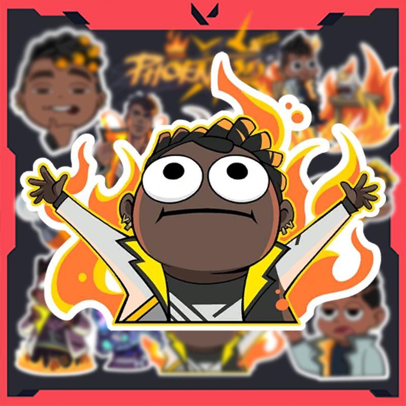 Sticker Valorant - Hình dán Agent Phoenix