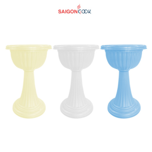 Chậu Ly Nhựa Chân Cao Saigoncook, Chậu Cây Chân Cao