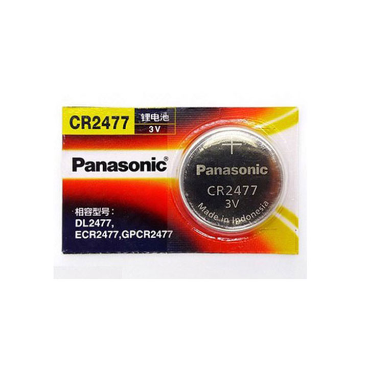 Pin panasonic cr2477; pin 3v lithium panasonic cr2477 made in indonesia