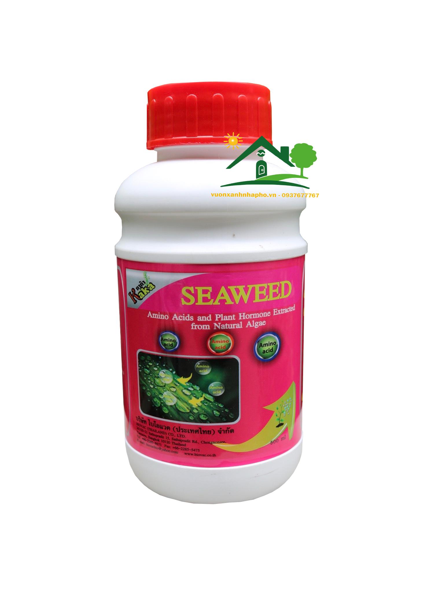 Kaka seaweed - chiết xuất rong biển hữu cơ - kích hoa chồi nụ 500ml
