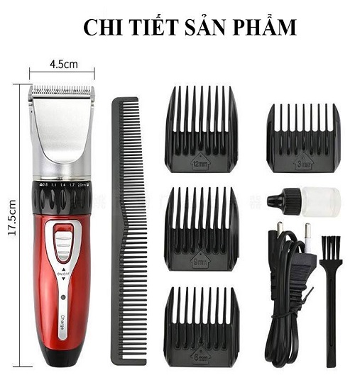 Tông đơ cắt tóc sạc điện lưỡi sắt