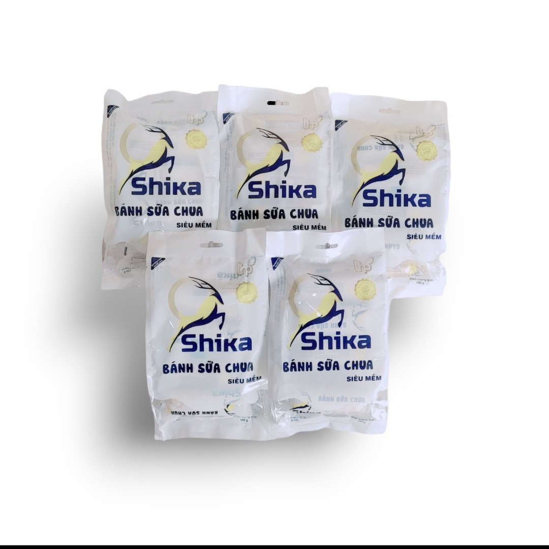 Combo 5 Gói bánh sữa chua Shika siêu mềm
