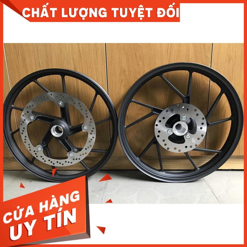 MÂM VÀNH CHO RAIDER 2 ĐĨA (size 1.6*1.85/17) X1R MÀU ĐEN