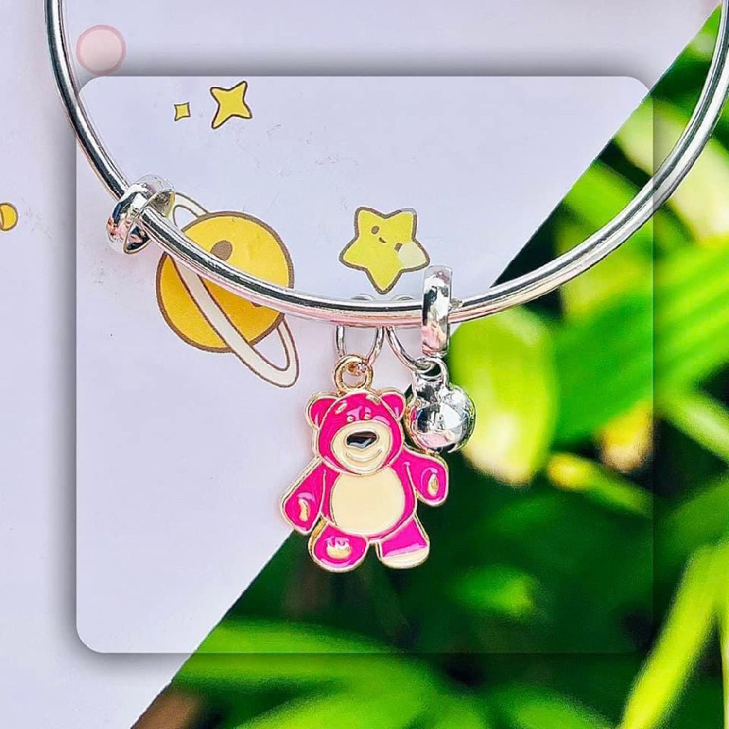 Vòng Charm Đeo Tay Mẫu gấᴜ Dâu Lotso Bear Xinh Xắn