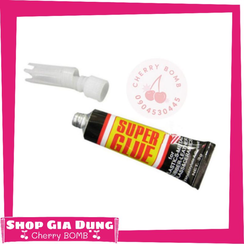 Tuýp keo dán đa năng super glue, dính siêu chắc siêu dính