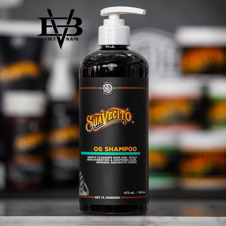 Dầu gội Suavecito OG Shampoo 473ml cao cấp USA - Chuyên dụng dành cho nam giới