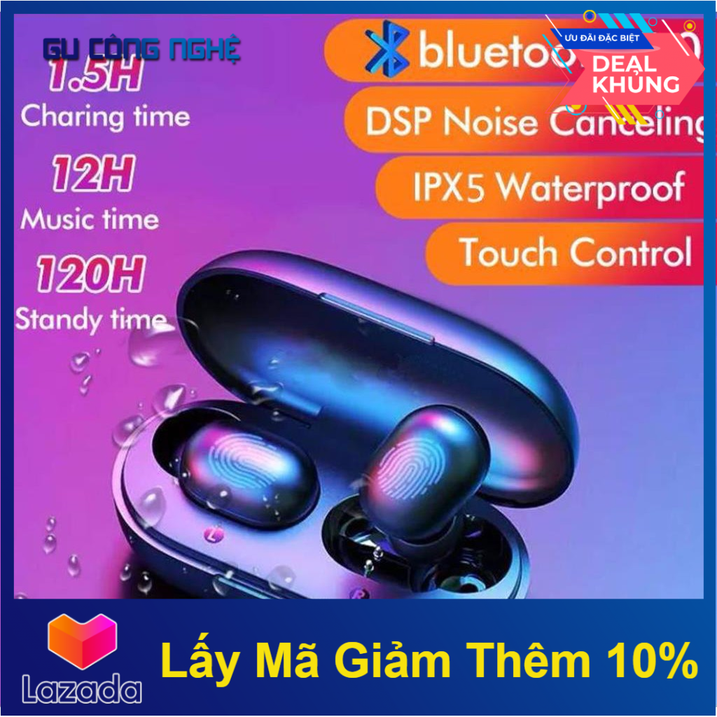 Tai Nghe Bluetooth True Wireless - Haylou Gt1 Chống Nước Chuẩn Ipx5 Pin 12 GiờNút Cảm ỨngĐàm ThoạiChuyển Bài -Dc3813