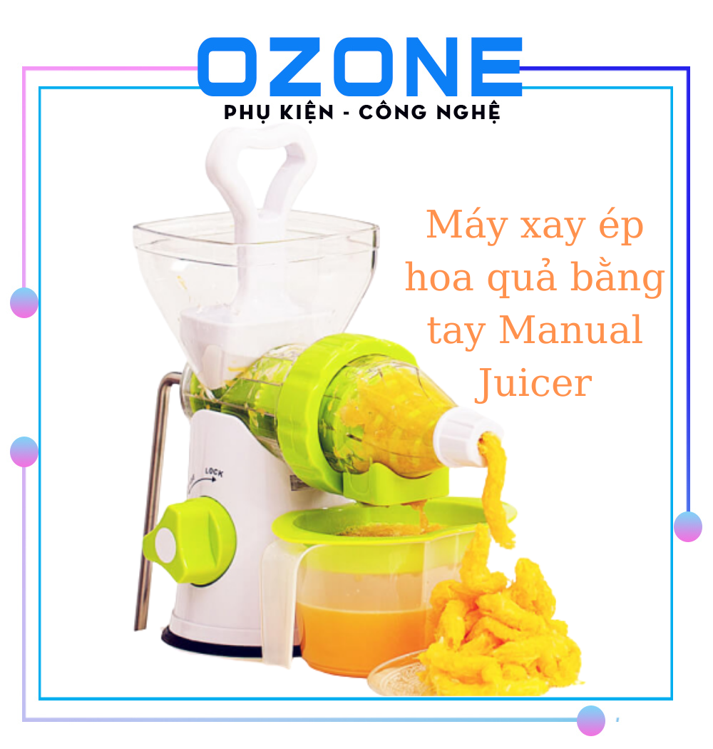 Máy Xay Ép Hoa Quả Bằng Tay Manual Juicer- Máy Xay Sinh Tố Cầm Tay - Máy Xay Hoa Quả Máy Xay Đa Năng - Máy Xay Ép Hoa Quả Đa Năng Cầm Tay Manual Juicer - Máy Ép Hoa Quả Bằng Tay