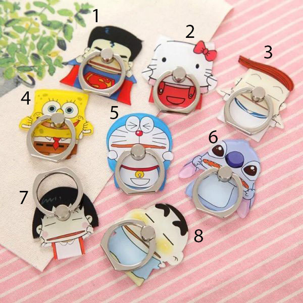 Giá đỡ điện thoại iRing Poc đa năng hình 3D siêu kute thiết kế hình nhẫn độc đáo có thể thu gọn Dudi Store