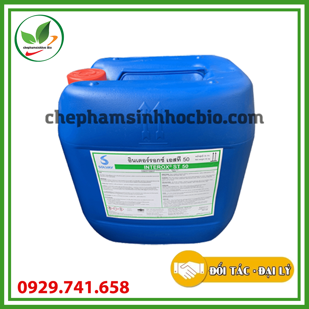Oxi già h2o2. oxy già 50% hàng thái lan tẩy mốc, làm sạch sân gạch, sát trùng, kem uốn, lũa. can 35lit