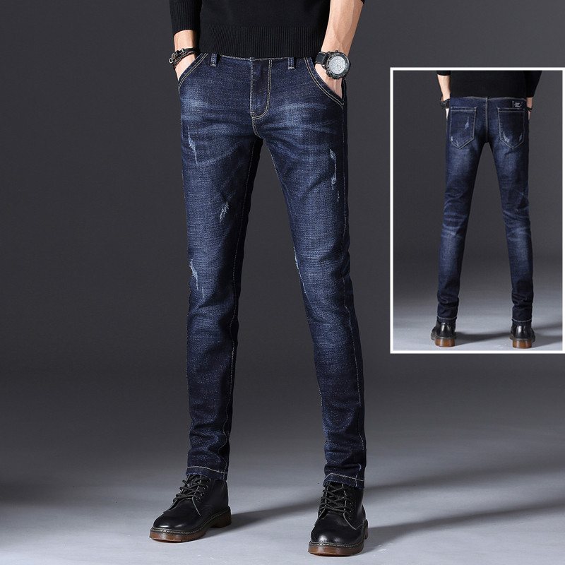 Quần Jean Nam XANH WASH KIỂU ĐƠN GIẢN - Quần Jeans Nam Thời Trang Basic - Có Size Đại - M967
