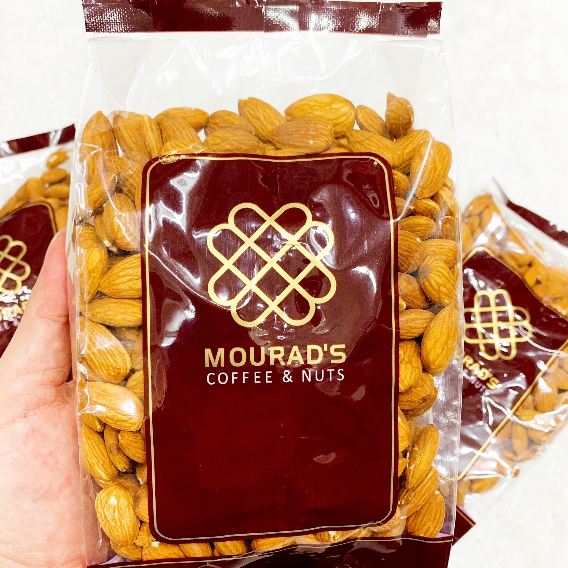 [HCM]HẠNH NHÂN SỐNG THƯƠNG HIỆU MOURAD TÚI 500G