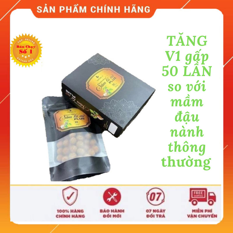 Kẹo mầm sâm tố nữ plus x2 thảo mộc 37 nở ngực siêu tốc - cam kết hàng chính hãng