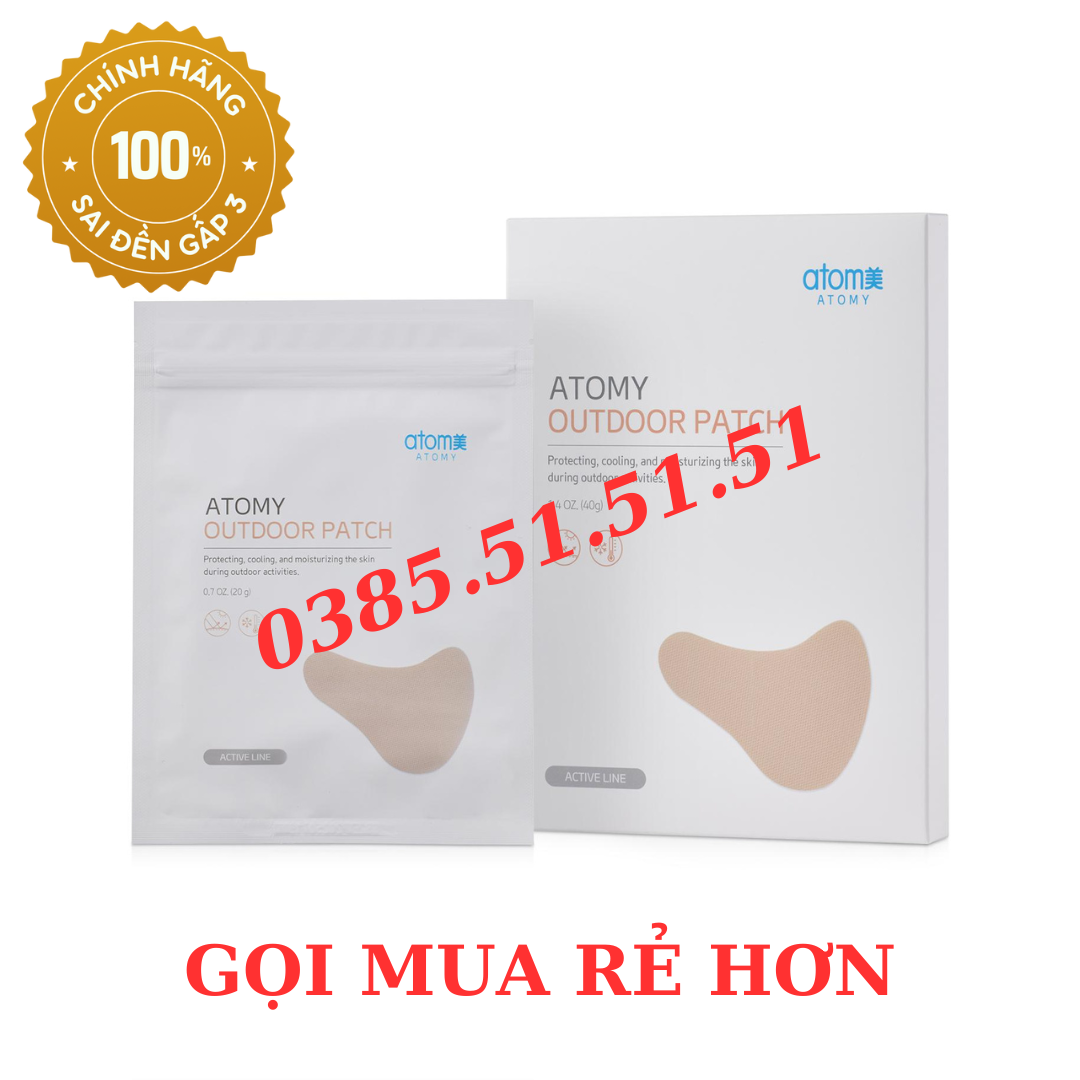 Miếng dán má chống nắng Atomy Outdoor Patch