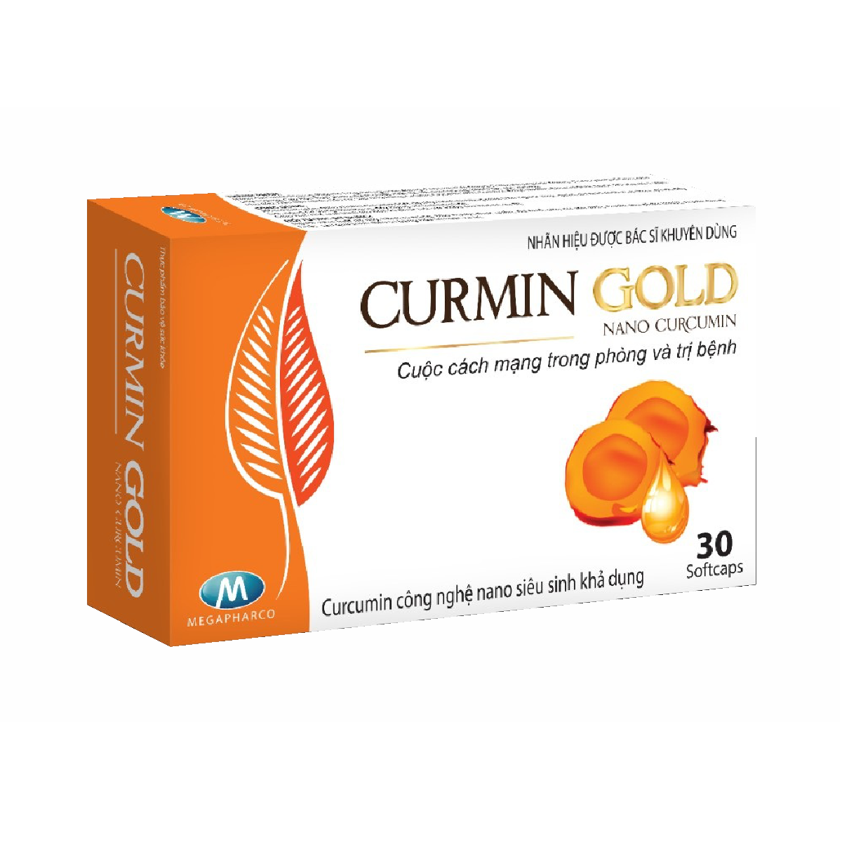 Viên Uống Giảm Đau Viêm Loét Dạ Dày, Tá Tràng Curmin Gold - Nano Curcumin – Cumar Gold – Cumargold - Hộp 30 Viên