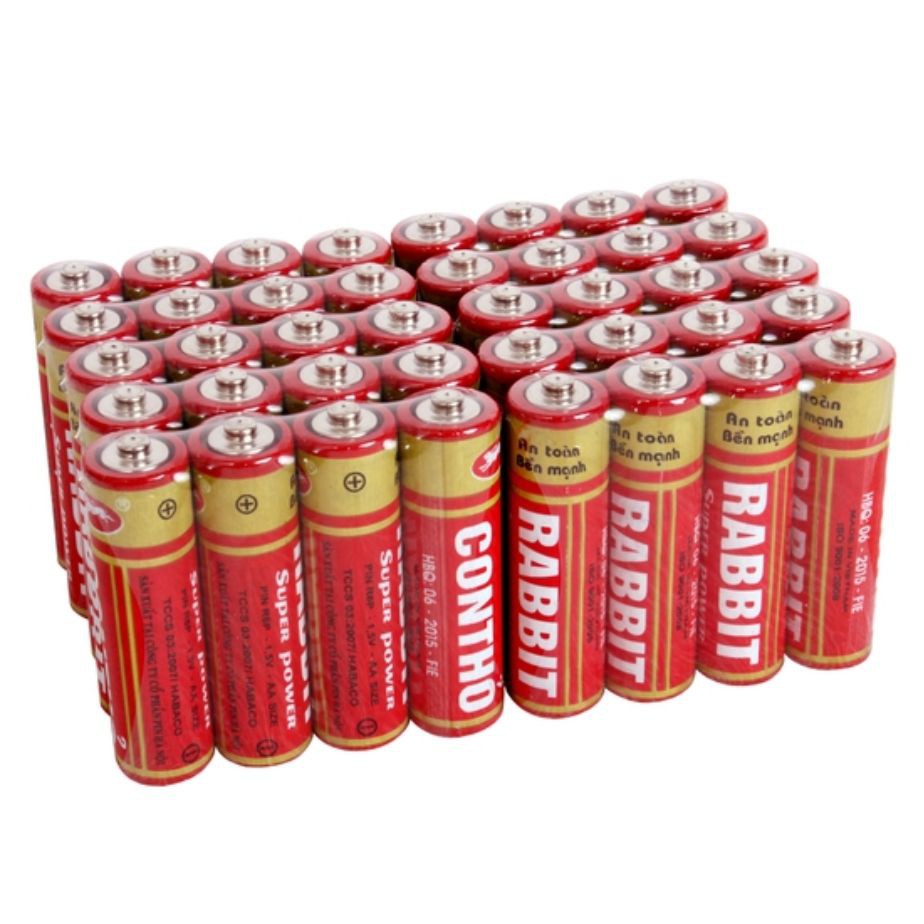 Pin con thỏ loại to, loại nhỏ