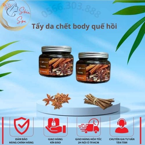 Tẩy da chết body | tẩy da chết cà phê | tẩy da chết quế hồi