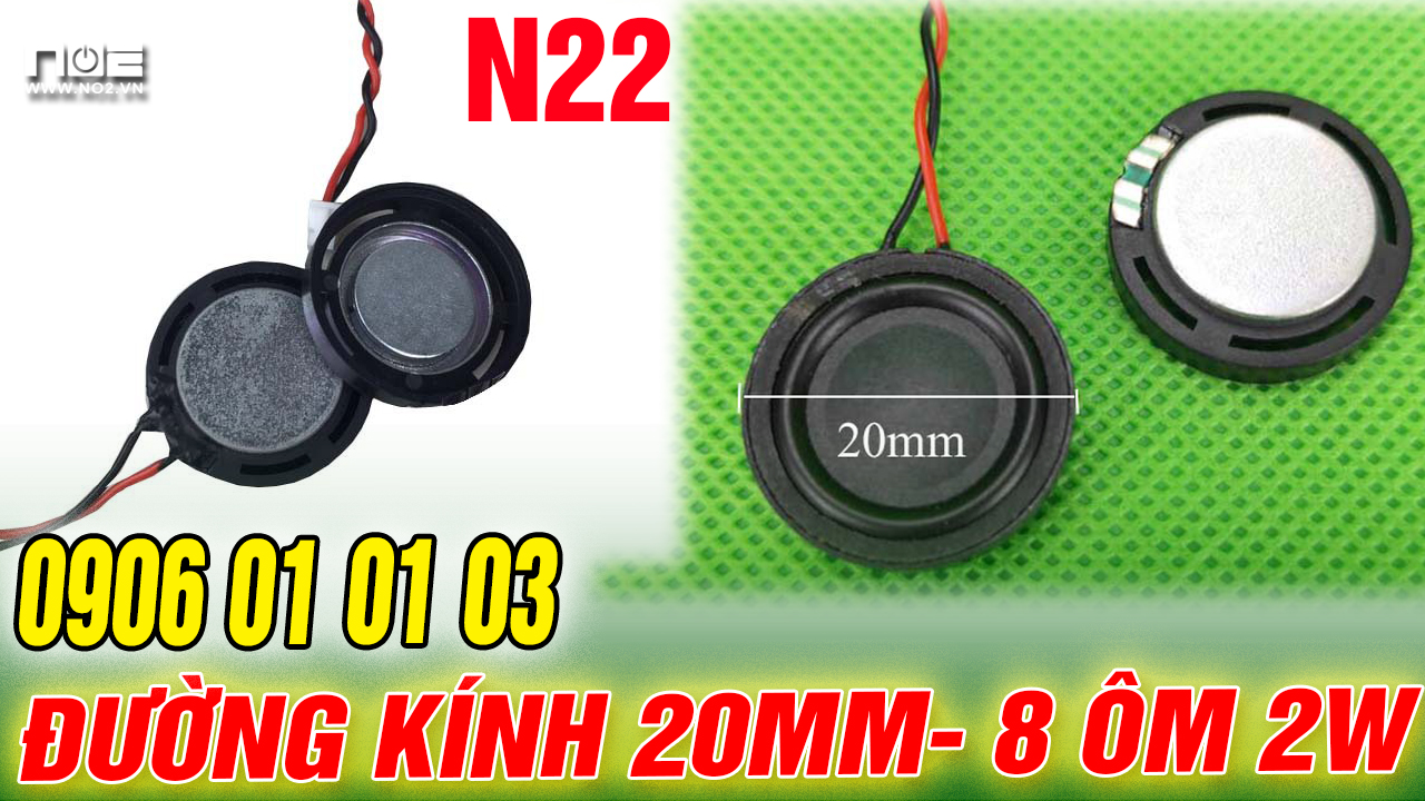 Loa độ n22 tròn laptop đường kính 20mm dày 5mm - giá 1cặp