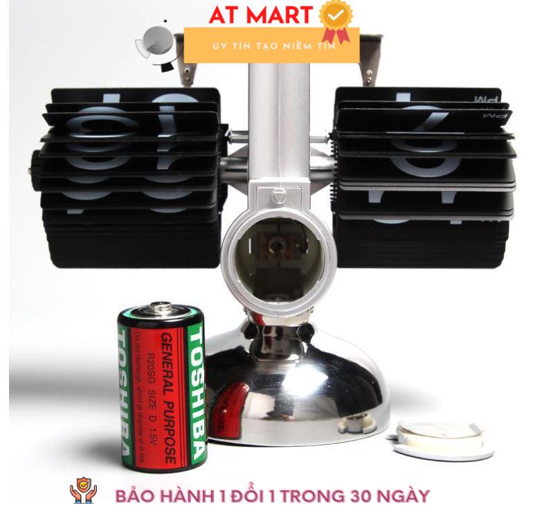Đồng hồ lật số để bàn trang trí phong cách cổ điển Flip Clock