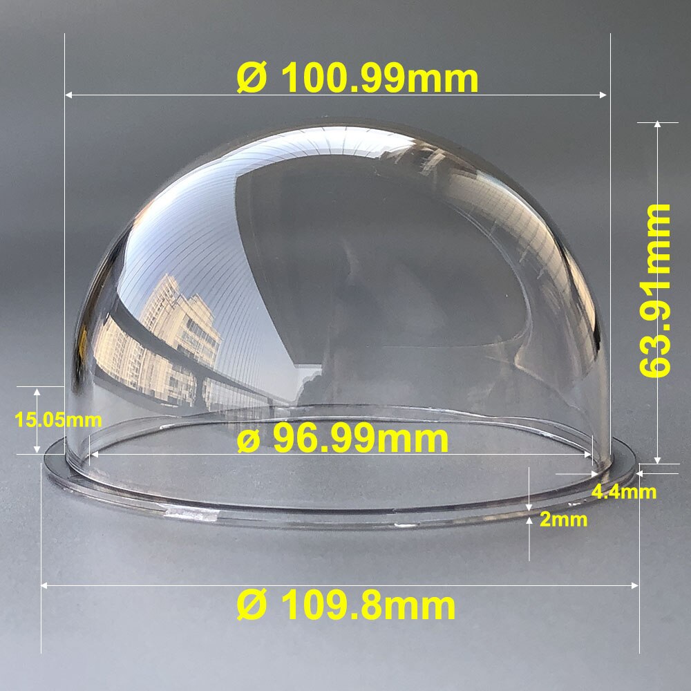 4.3 Inch Heightened HD Clear Dome Cover Security CCTV Camera Housing