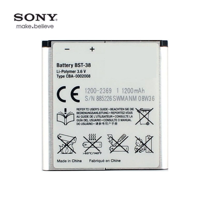 Pin sony ericsson bst-38, dùng cho các dòng k850, w580i, r306, w980, z770i, k770, w995, c510, c902, c905, k770i