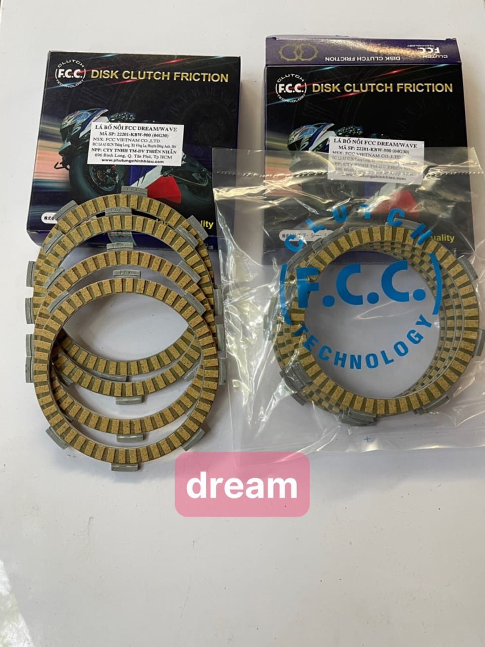 Lá côn xe máy Honda Dream chính hãng FCC