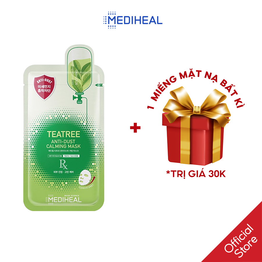 Mặt Nạ Tinh Chất Tràm Trà Mediheal Tea Tree Anti-dust Calming Mask 27ml