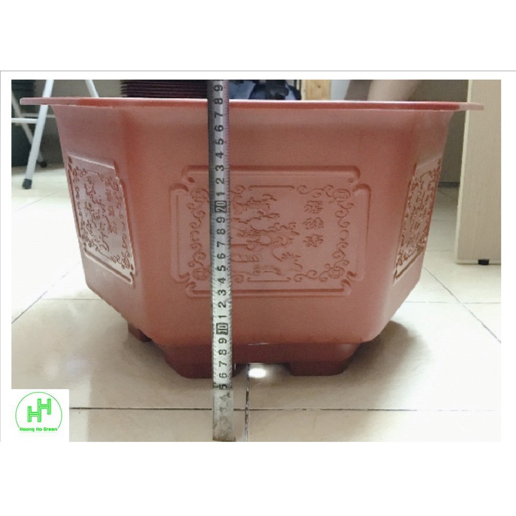 (SIÊU HOT) (SIÊU HOT) 2 Chậu Nhựa Trồng Hoa, Cây Cảnh Đức Minh FAC-480 hàng chất lượng nhựa bền đẹp