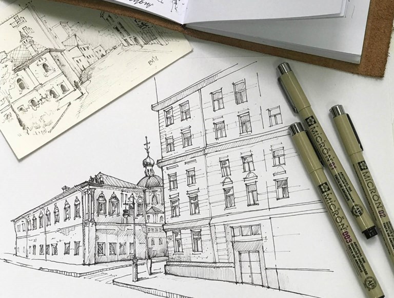 BÚT LINE, BÚT ĐI NÉT SAKURA PIGMA MICRON - MỰC ĐEN