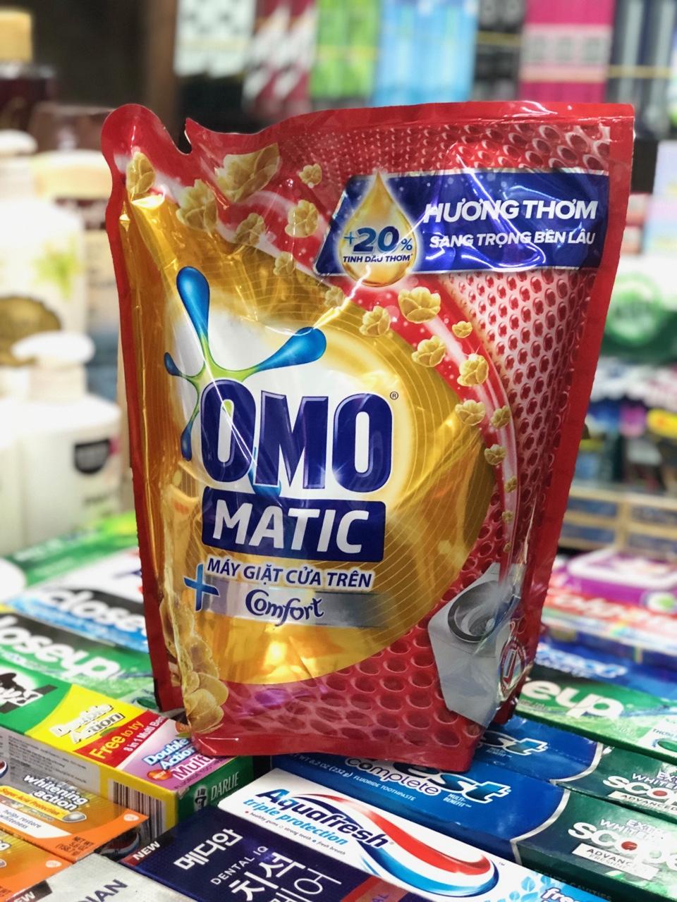 NƯỚC GIẶT OMO MATIC CÓ TINH DẦU HƯƠNG THƠM COMFORT - 2,0L