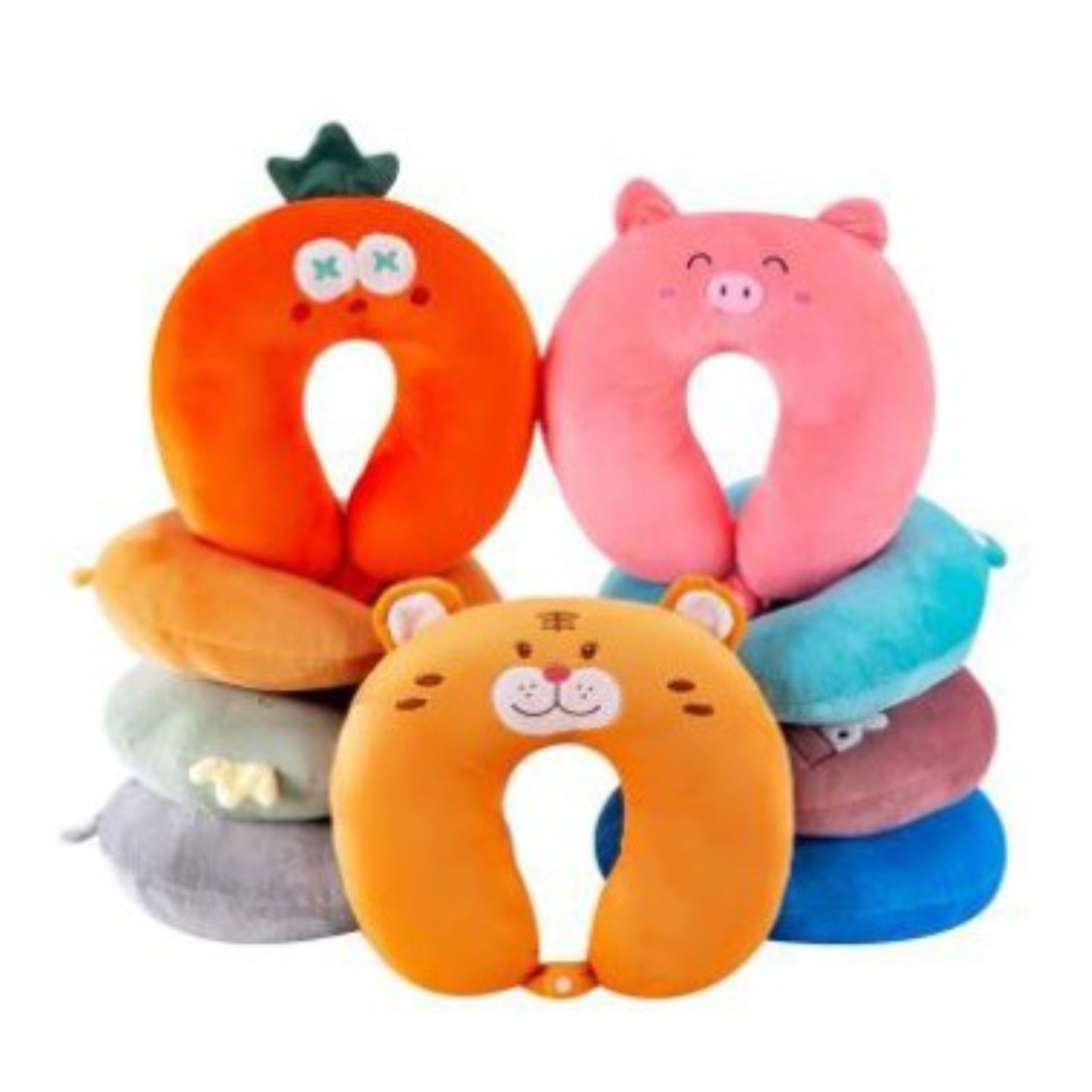 Chăn gối gấu bông Cú xanh, Mèo, Cún 3in1 siêu đáng yêu