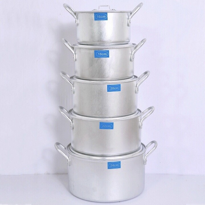 Bộ nồi nhôm cao cấp 5 cái