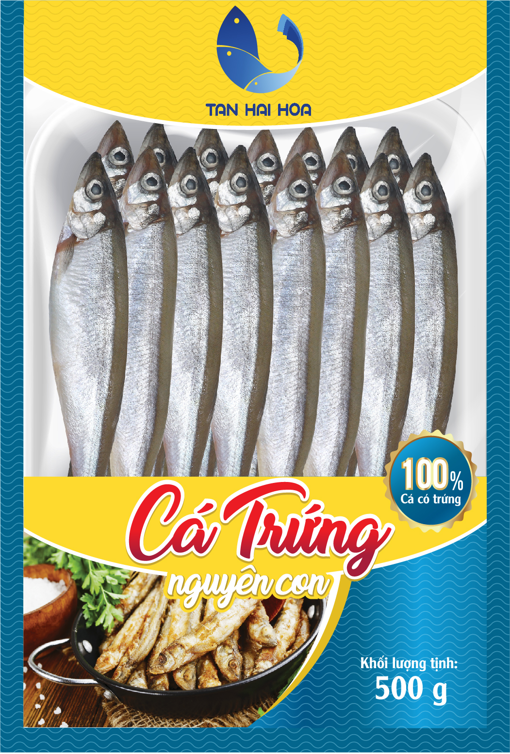 Cá Trứng Tân Hải Hòa (Khay 500g) [Chỉ giao TP.HCM]
