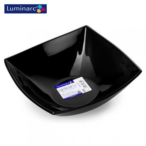Lm bộ 3 tô thủy tinh luminarc quadrato black 16cm h5036