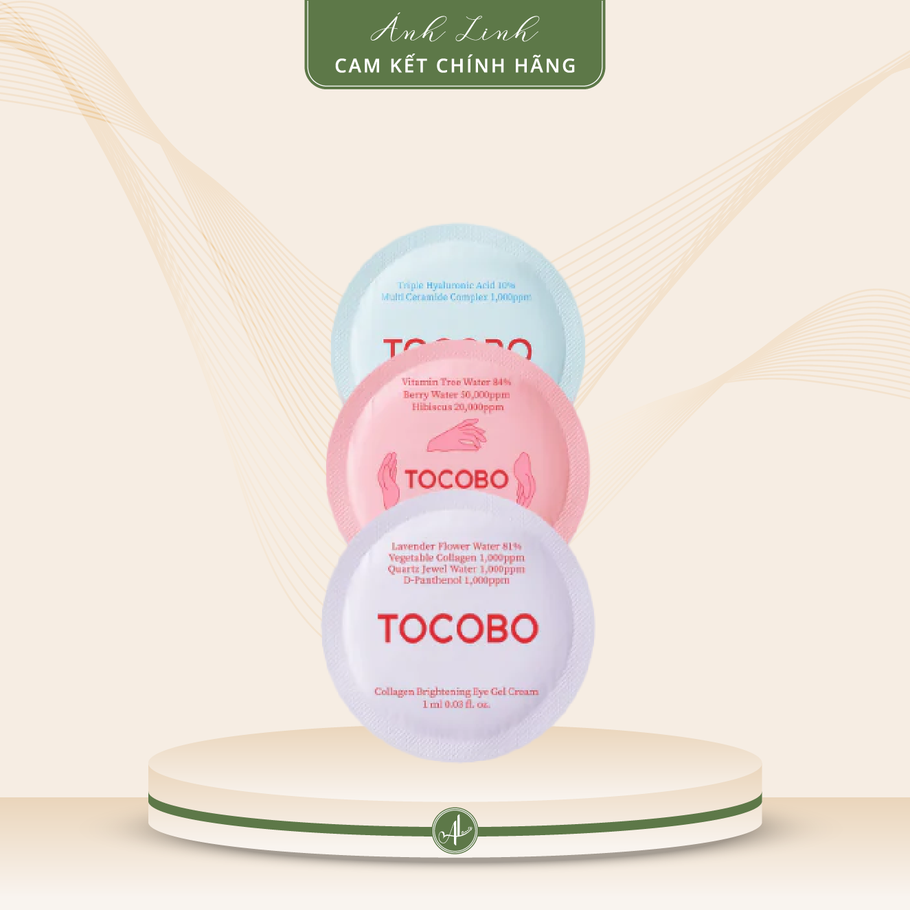 Sample nước cân bằng dịu da, se khít lỗ chân lông tocobo vita berry pore toner